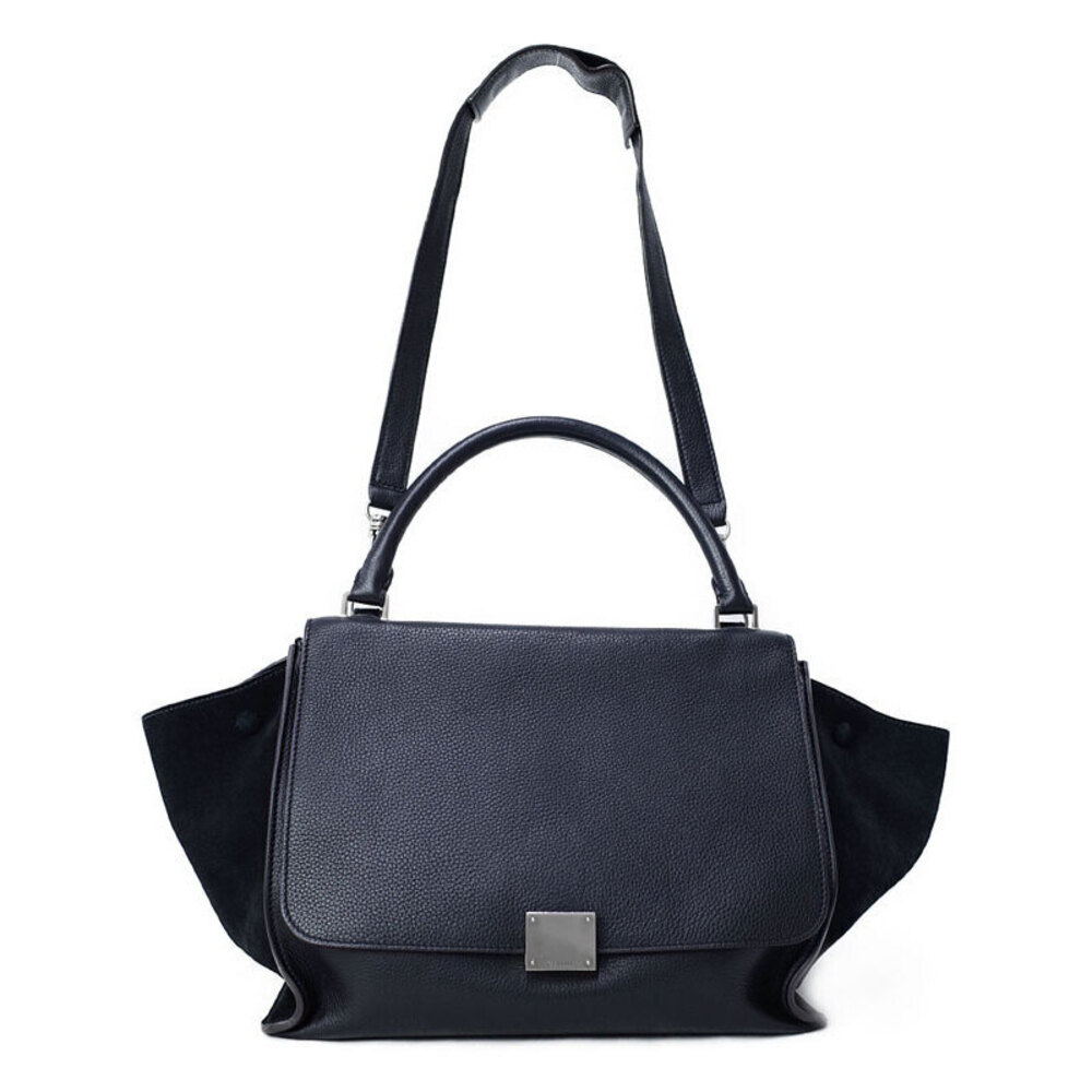 Celine Trapeze Leather 2WAY Handbag Shoulder Bag